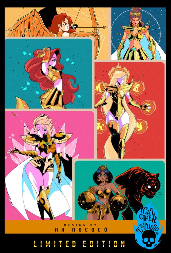 Pack Prints 12 Princesas Zodiacales