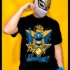 Playera Blue Power Ranger Gold