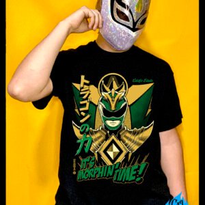 Playera Green Power Ranger Gold