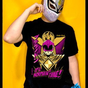 Playera Pink Power Ranger Gold